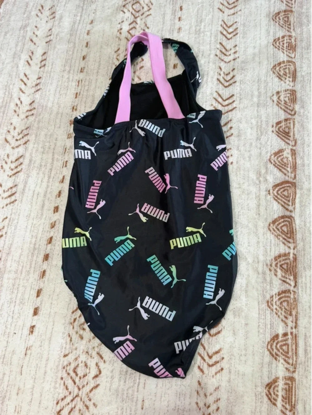 Puma one piece bathing suit racerback